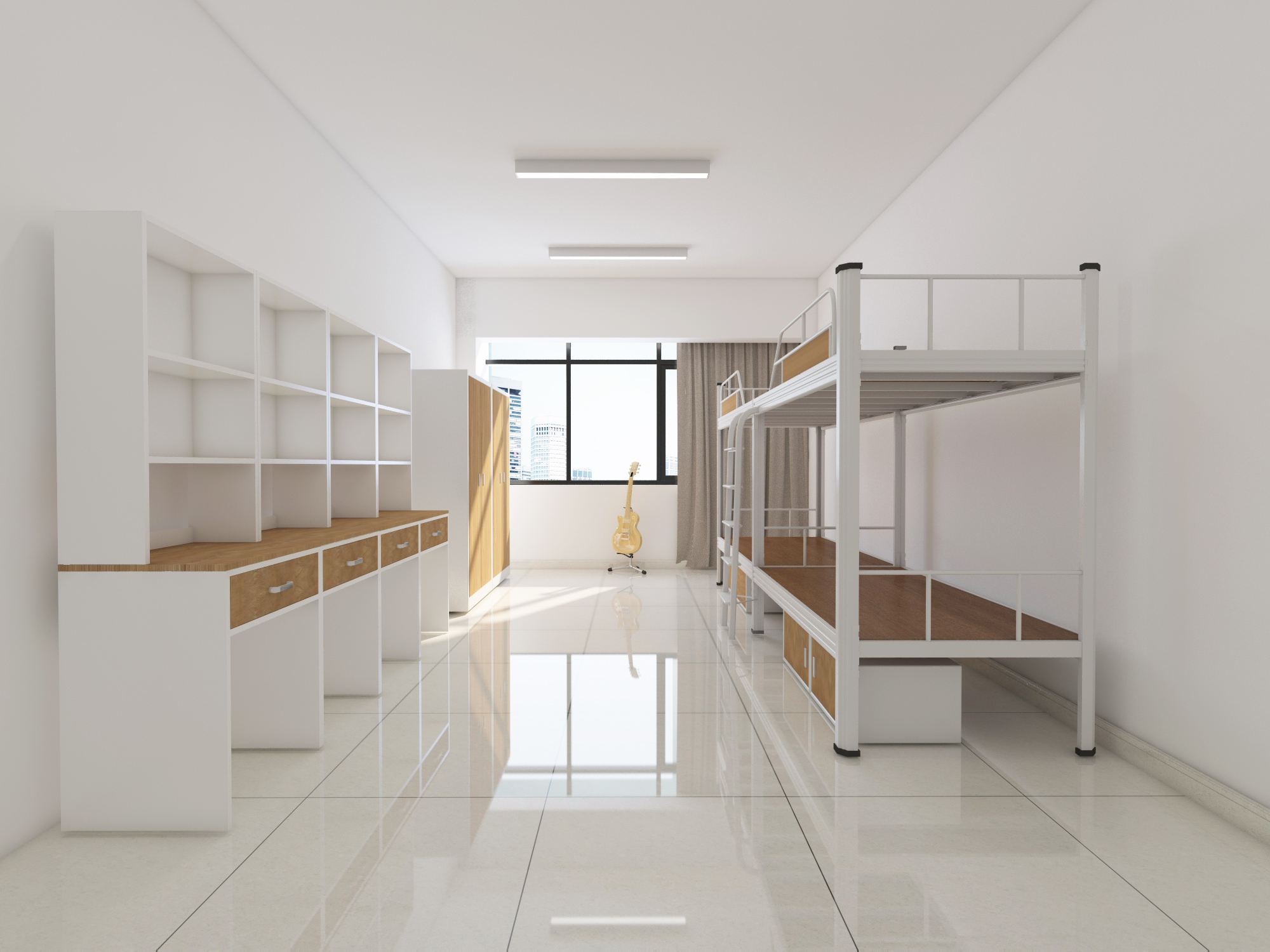 是什么讓雙層鐵床成為宿舍家具？